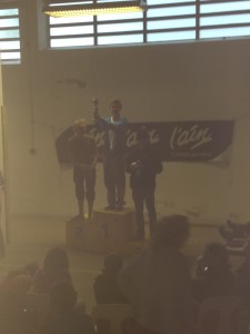 podium cadet, Louis Coutens vainqueur de la croisade de l'Ain